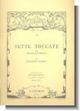 7 Toccate per Organo o CLAVICEMBALO