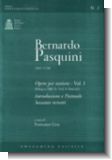 Opere per tasteria Vol. 1 Pastorale e Versetti