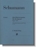Schumann, Drei Klaviersonaten