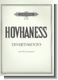Divertimento : for oboe, clarinet, horn, bassoon (4 clarinets) (score and parts)