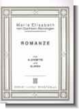 Romanze : f�r Klarinette und Klavier