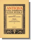 SONATE E-MOLL : FUER QUERFLOETE, VIOLINE, VIOLA UND BASSO CONTINUO (RUF, HUGO, ED    PARTITUR+4STIMMEN)