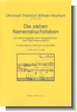 Die 7 Namensbuchstaben des CFE Bach : f�r Klavier