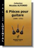 6 pieces : pour guitare Alfonso, Nicolas, arr.