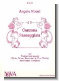 Canzona Passaggiata : for violin and bc
