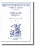 3 sonatas : for viola da gamba and violoncello (2 scores)