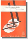 Ach bitte sag's nicht weiter : Einzel- ausgabe f�r Gesang und Klavier (V e r l a g s k o p i e)
